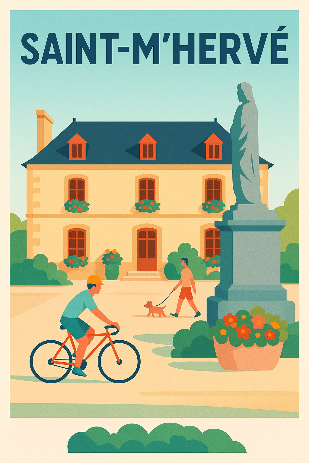 Affiche de Saint-M'Hervé - Charme et sérénité au cœur du village