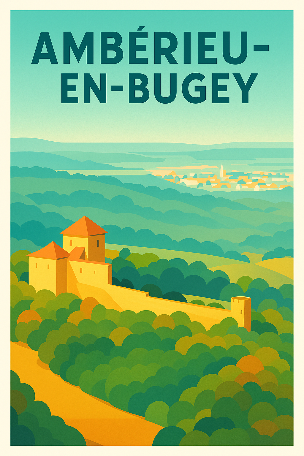 Affiche de Ambérieu-en-Bugey - Plongée au cœur d'un paysage enchanteur