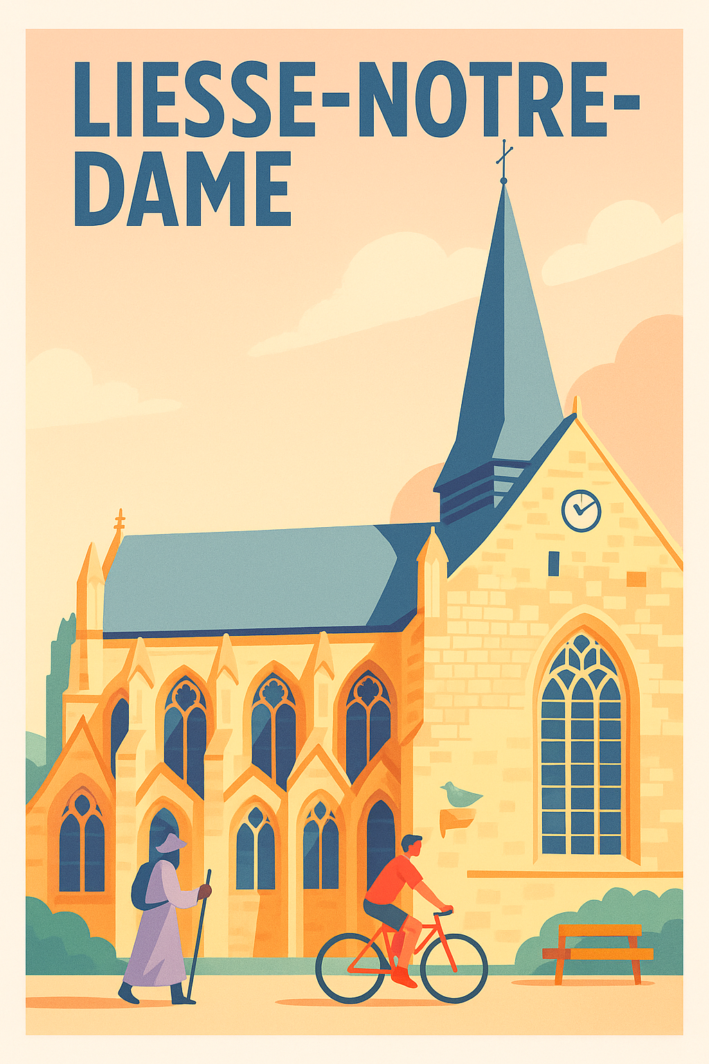 Affiche de Liesse-Notre-Dame - Charme et sérénité au cœur de l'histoire