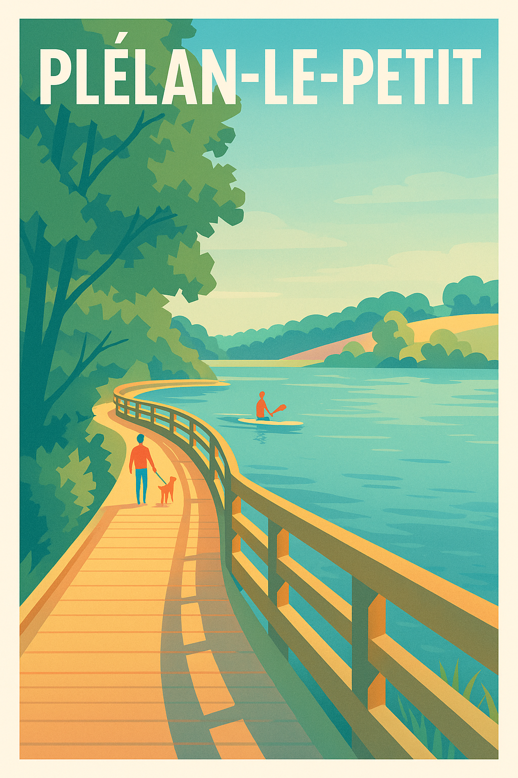 Affiche de Plélan-le-Petit - Promenade au fil de l'eau