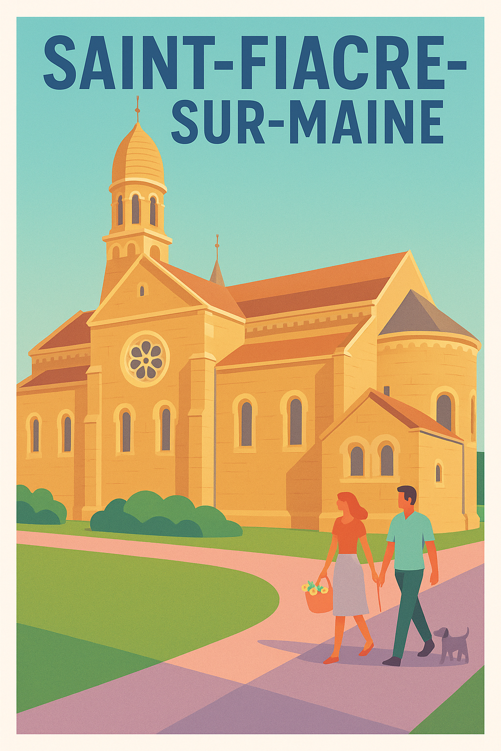 Affiche de Saint-Fiacre-sur-Maine - Charme et sérénité au fil du Maine