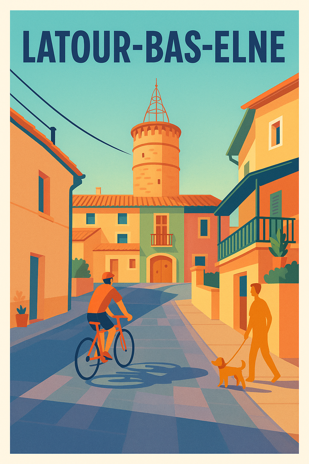 Affiche de Latour-Bas-Elne - Charme authentique en Provence