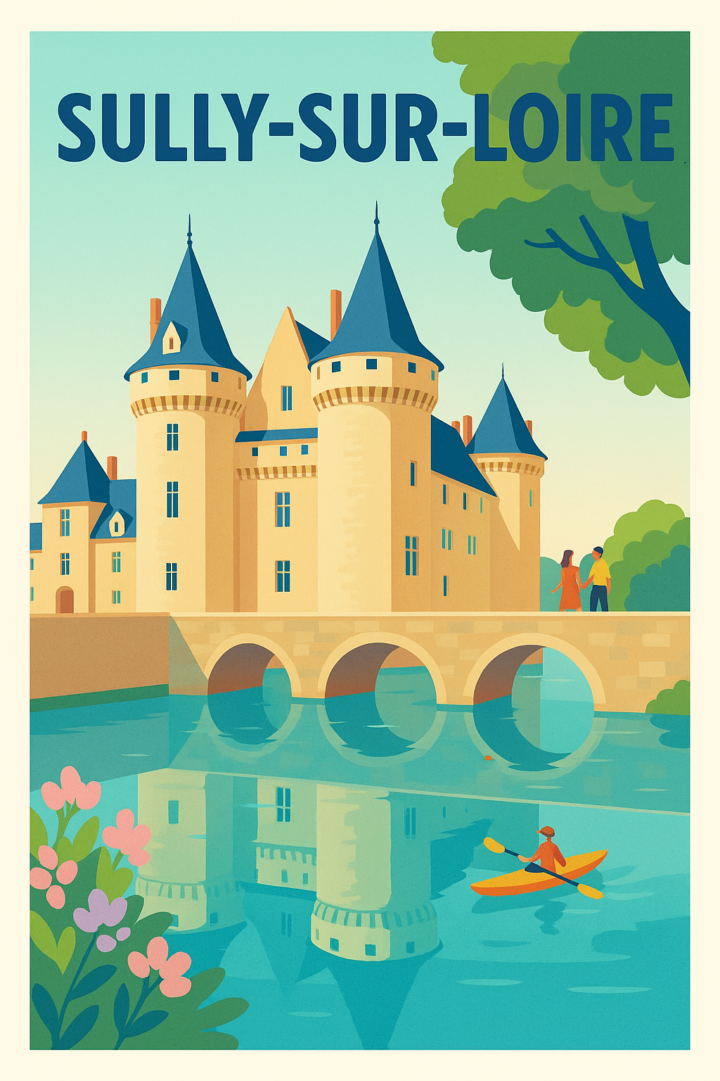 Affiche de Sully-sur-Loire - Charme historique au fil de l'eau
