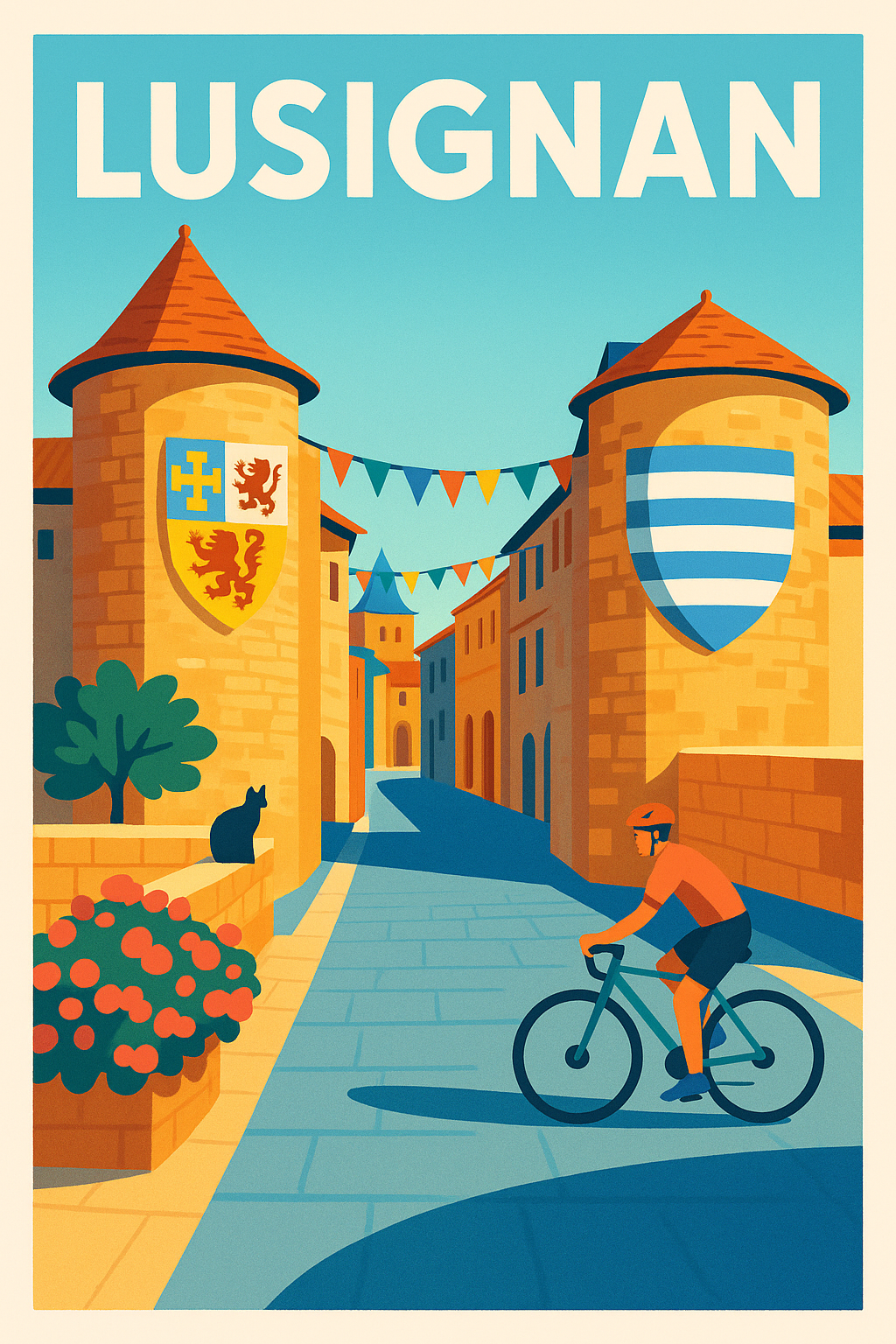 Affiche de Lusignan - Charme et histoire au fil des ruelles