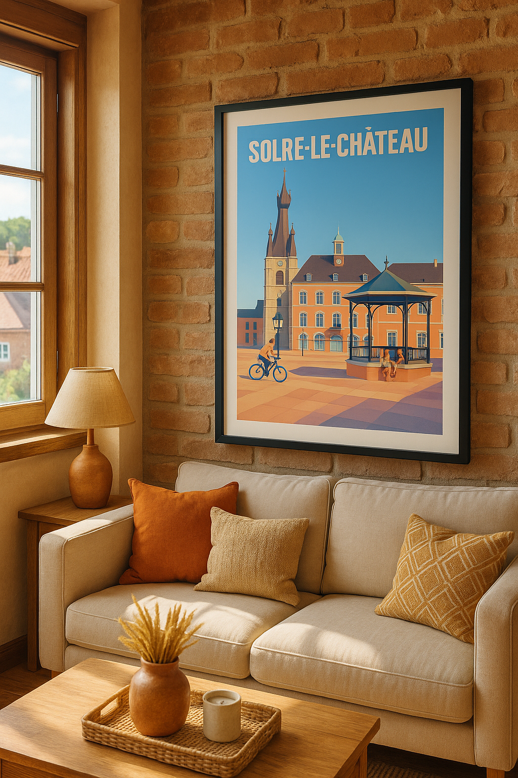 Affiche Solre-le-Château — Charme et Sérénité en Plein Cœur · poster d'art de Solre-le-Château