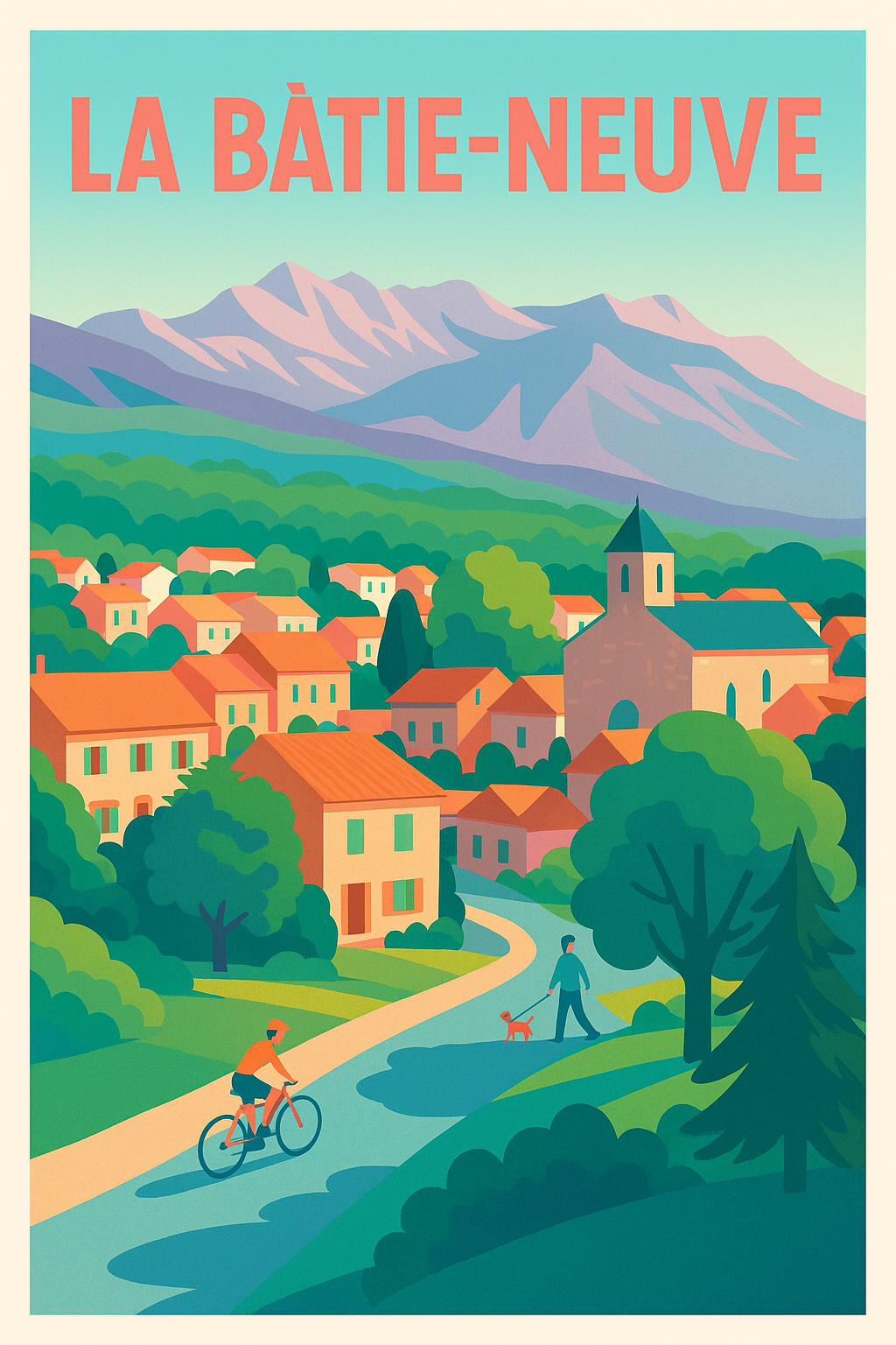 Affiche de La Bâtie-Neuve - Charme et sérénité en montagne