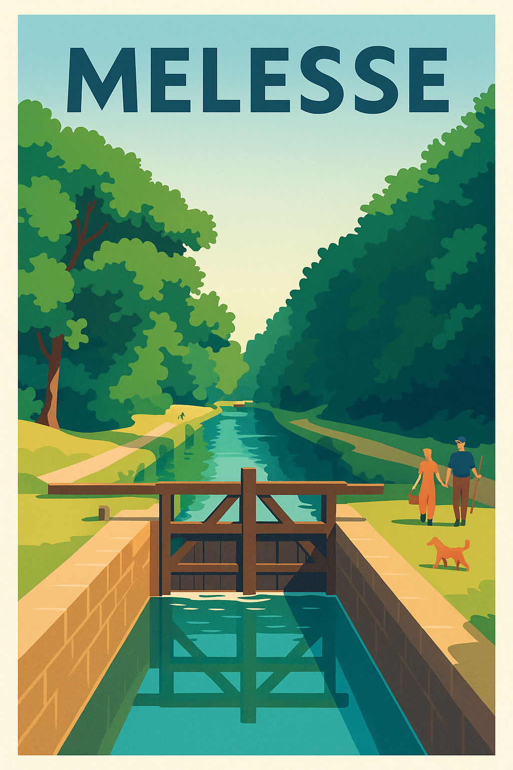 Affiche de Melesse - Escapade bucolique au fil de l'eau