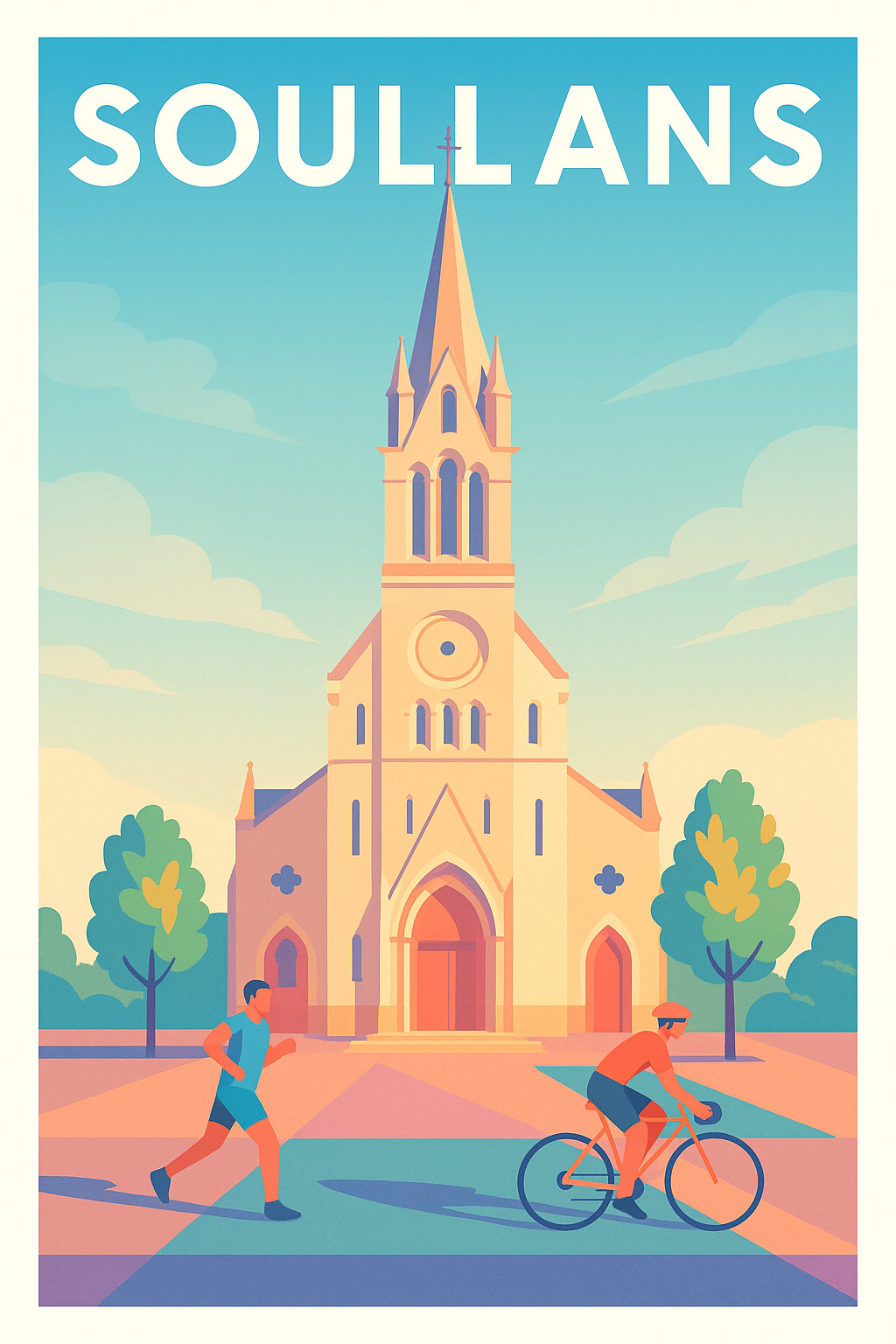 Affiche de Soullans - Charme et sérénité au cœur de la Vendée