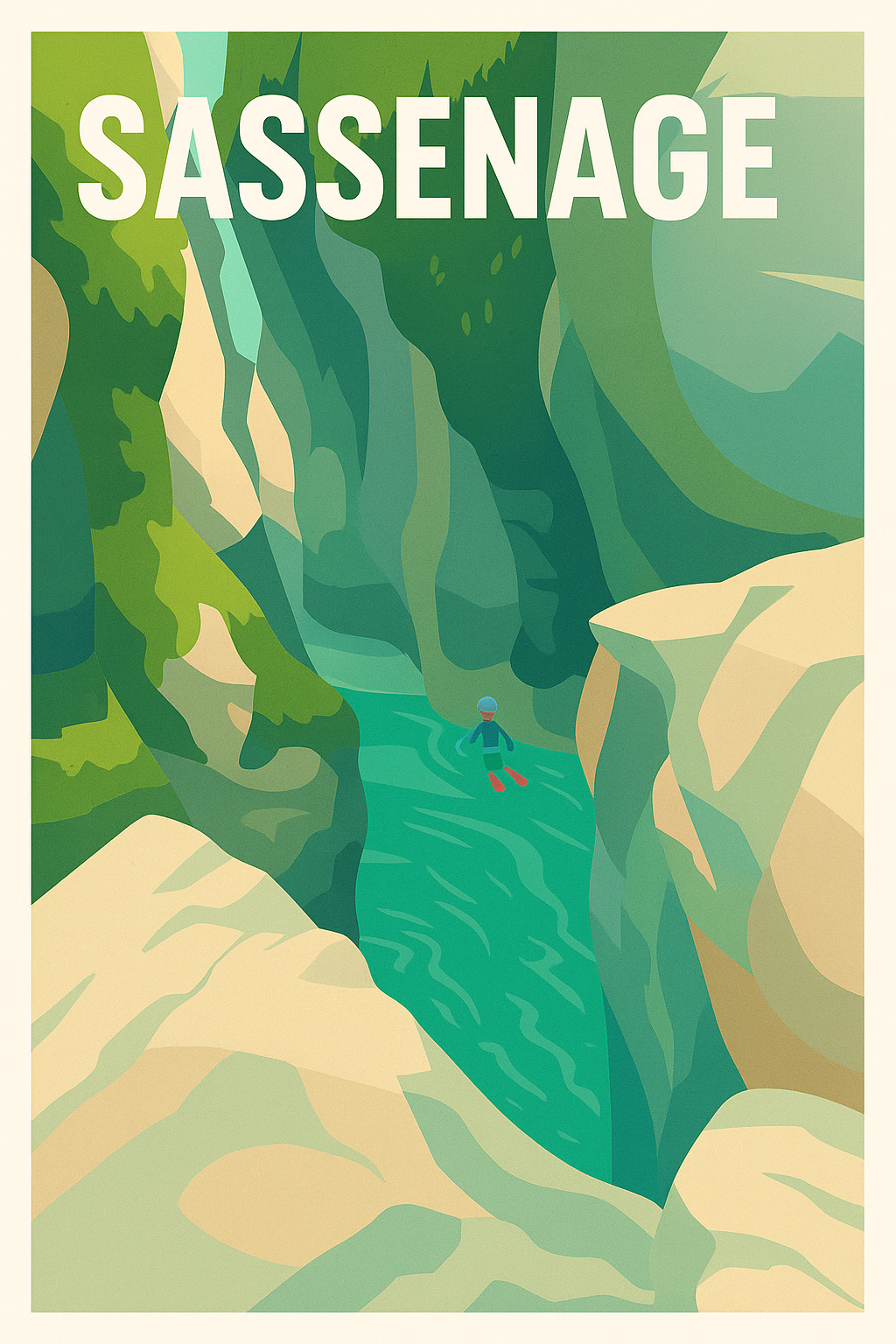 Affiche de Sassenage - Évasion au cœur des gorges