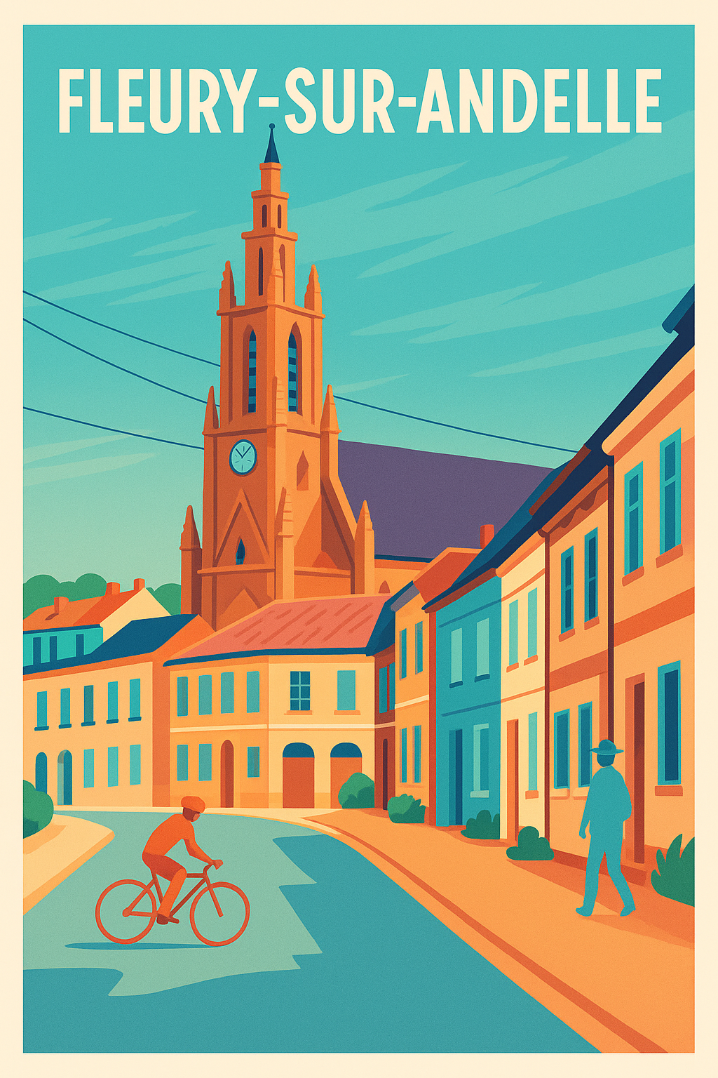 Affiche de Fleury-sur-Andelle - Charme et quiétude au cœur de la ville