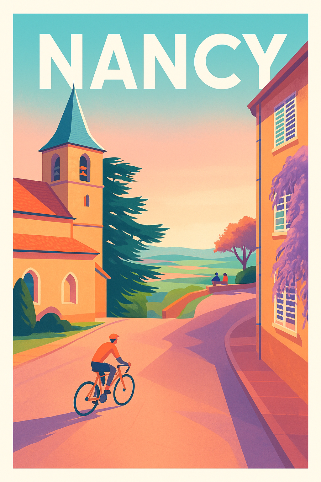 Affiche de Nancy - Douceur et sérénité au détour d'une rue