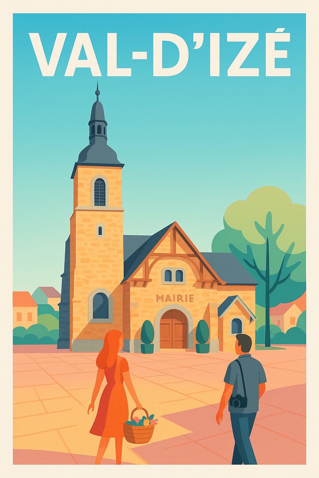 Affiche de Val-d'Izé - Charme pittoresque et authenticité bretonne