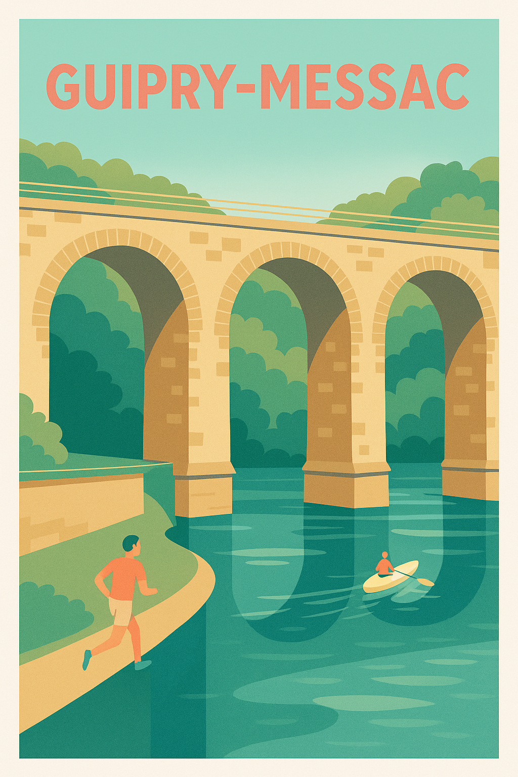 Affiche de Guipry-Messac - Évasion et nature au fil de l'eau