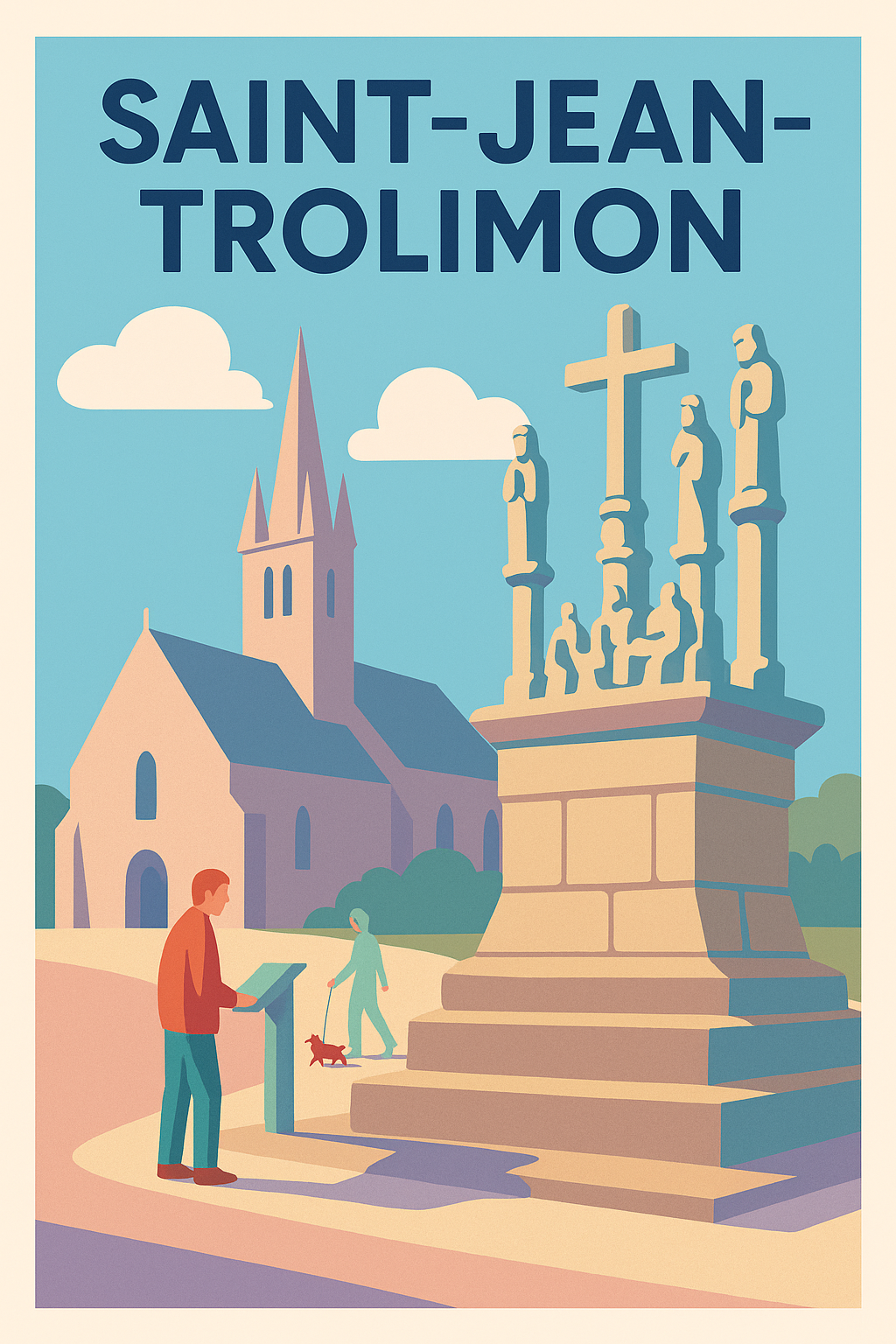 Affiche de Saint-Jean-Trolimon - Charme et patrimoine breton