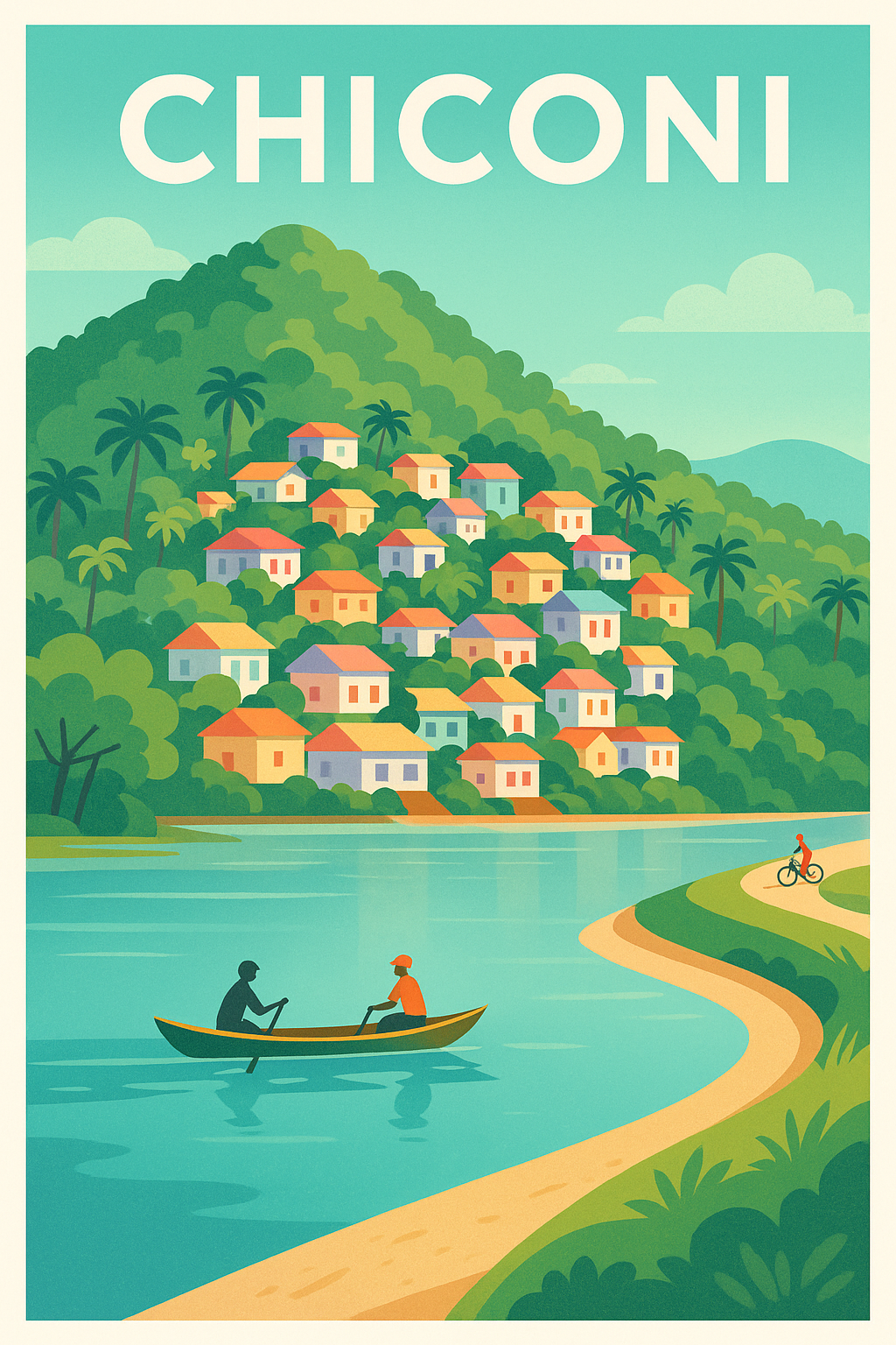 Affiche de Chiconi - Évasion au bord de l'eau