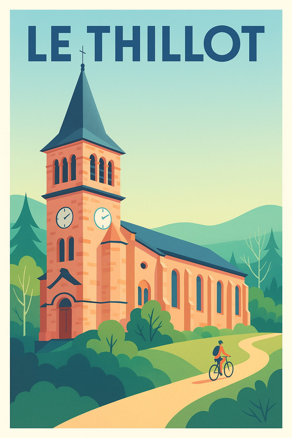 Affiche de Le Thillot - Charme et Sérénité au Cœur des Vosges