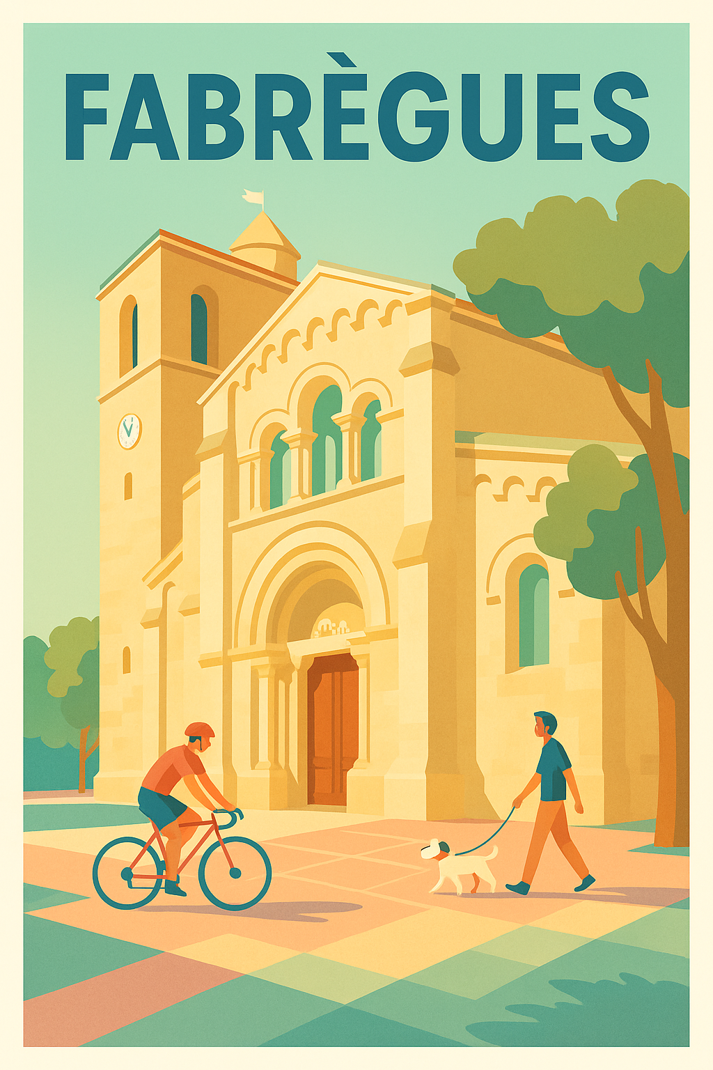 Affiche de Fabrègues - Ambiance paisible au cœur du village
