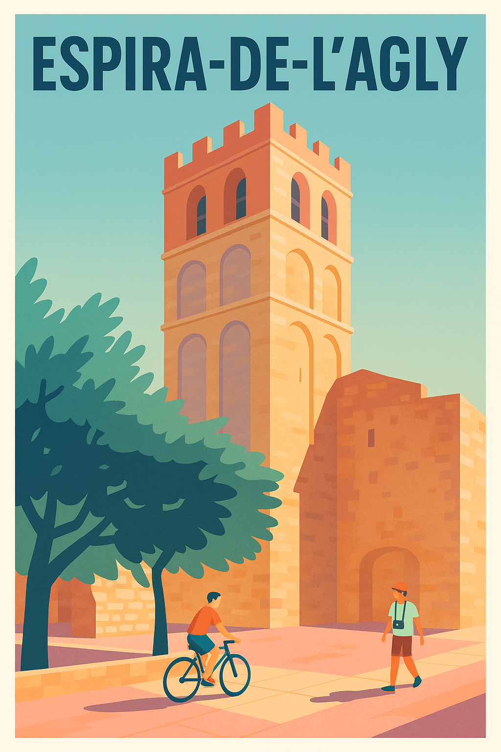 Affiche de Espira-de-l'Agly - L'élégance historique en poster