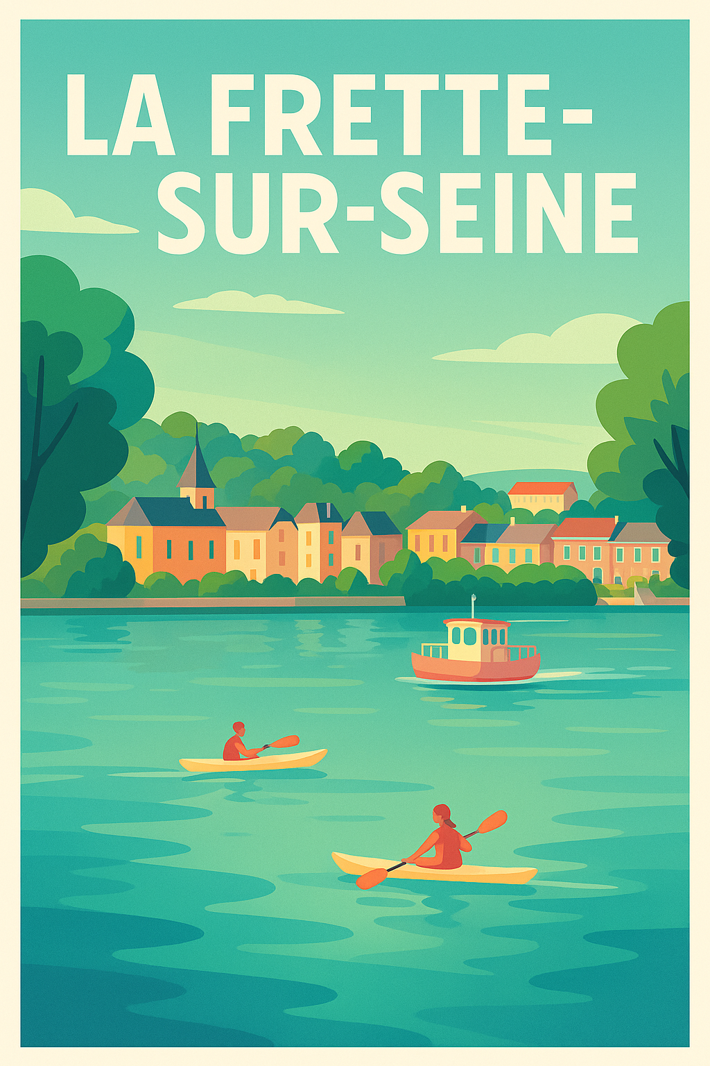 Affiche de La Frette-sur-Seine - Sérénité au fil de l'eau