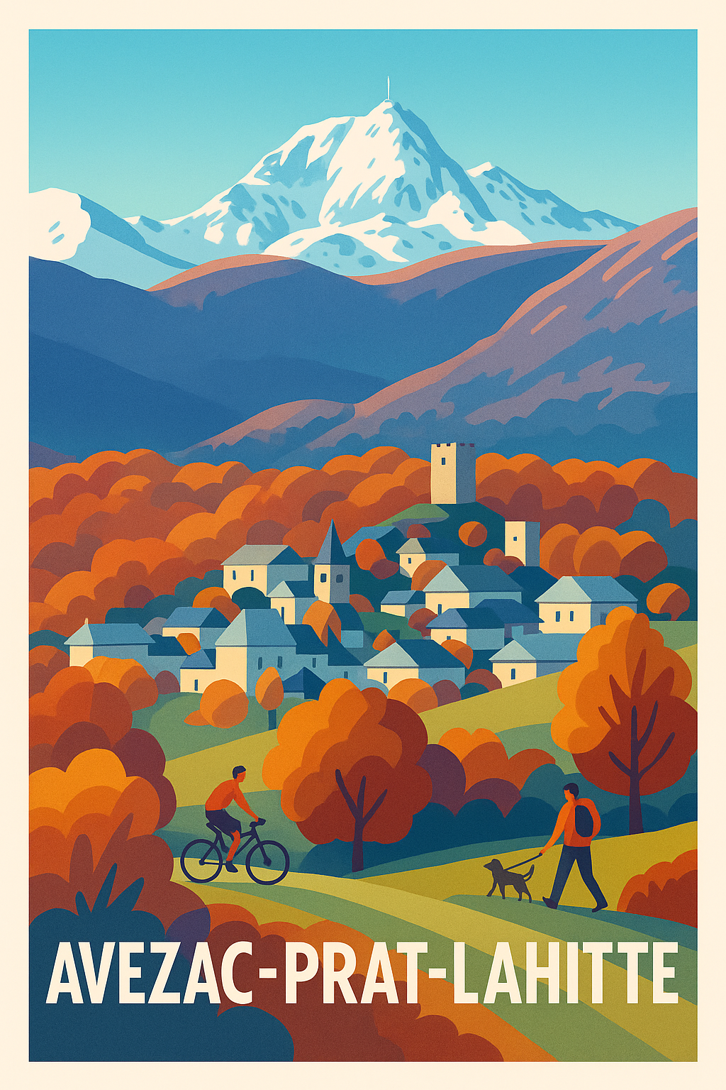 Affiche de Avezac-Prat-Lahitte - Évasion nature et charme pyrénéen