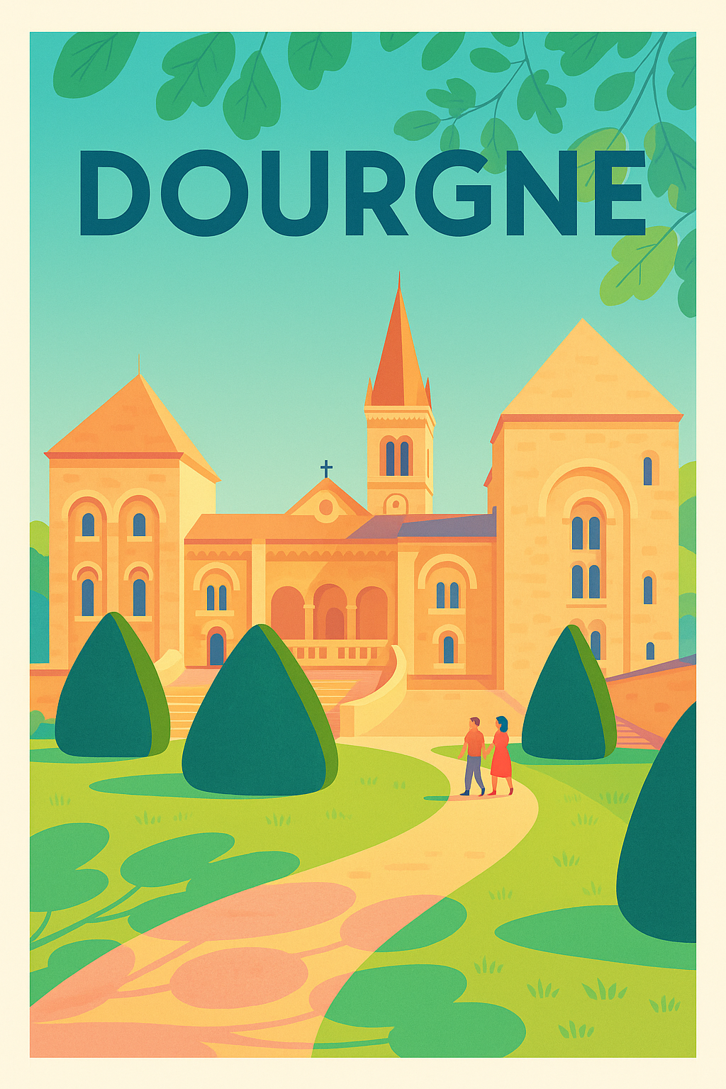 Affiche de Dourgne - Charme authentique au cœur de la nature