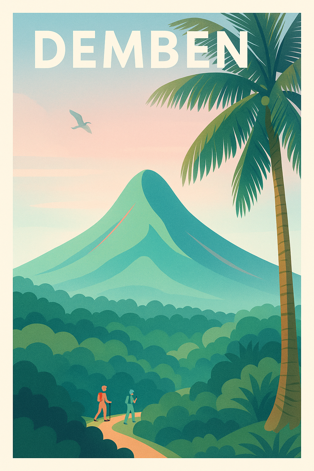 Affiche de Demben - Invitation à l'aventure tropicale
