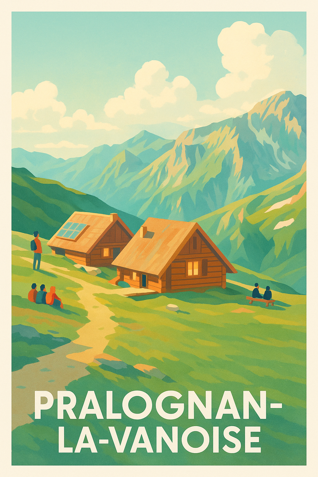 Affiche de Pralognan-la-Vanoise - Escapade alpine paisible
