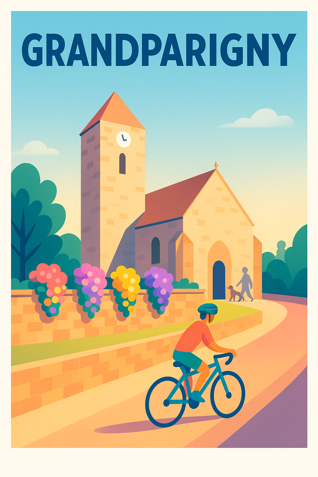 Affiche de Grandparigny - Charme et douceur de la campagne normande