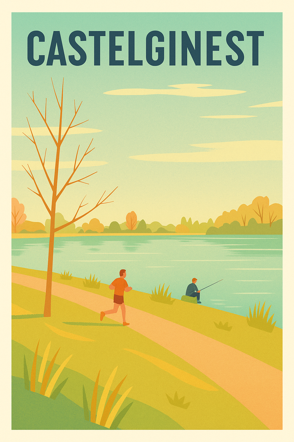 Affiche de Castelginest - Sérénité au bord de l'eau