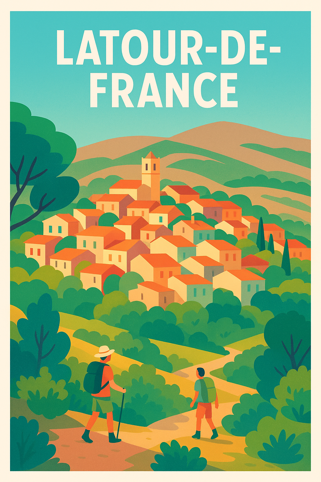 Affiche de Latour-de-France - Un havre de tranquillité au cœur du Sud