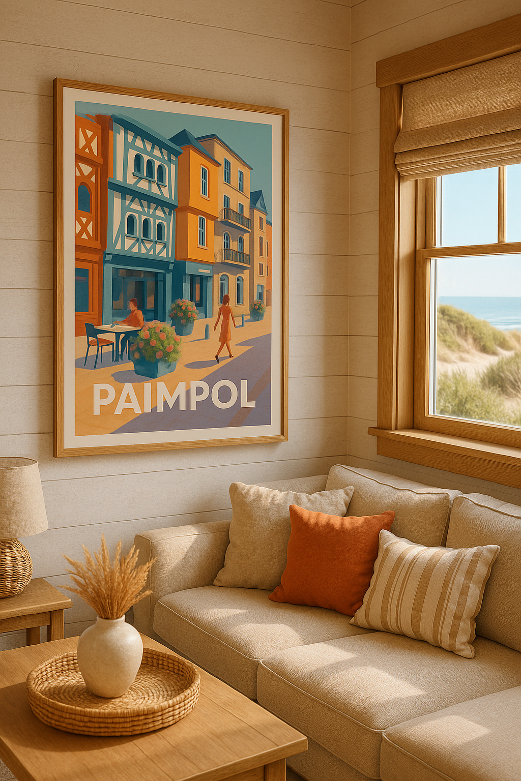 Mise en situation Affiche de Paimpol - Charme et couleurs bretonnes