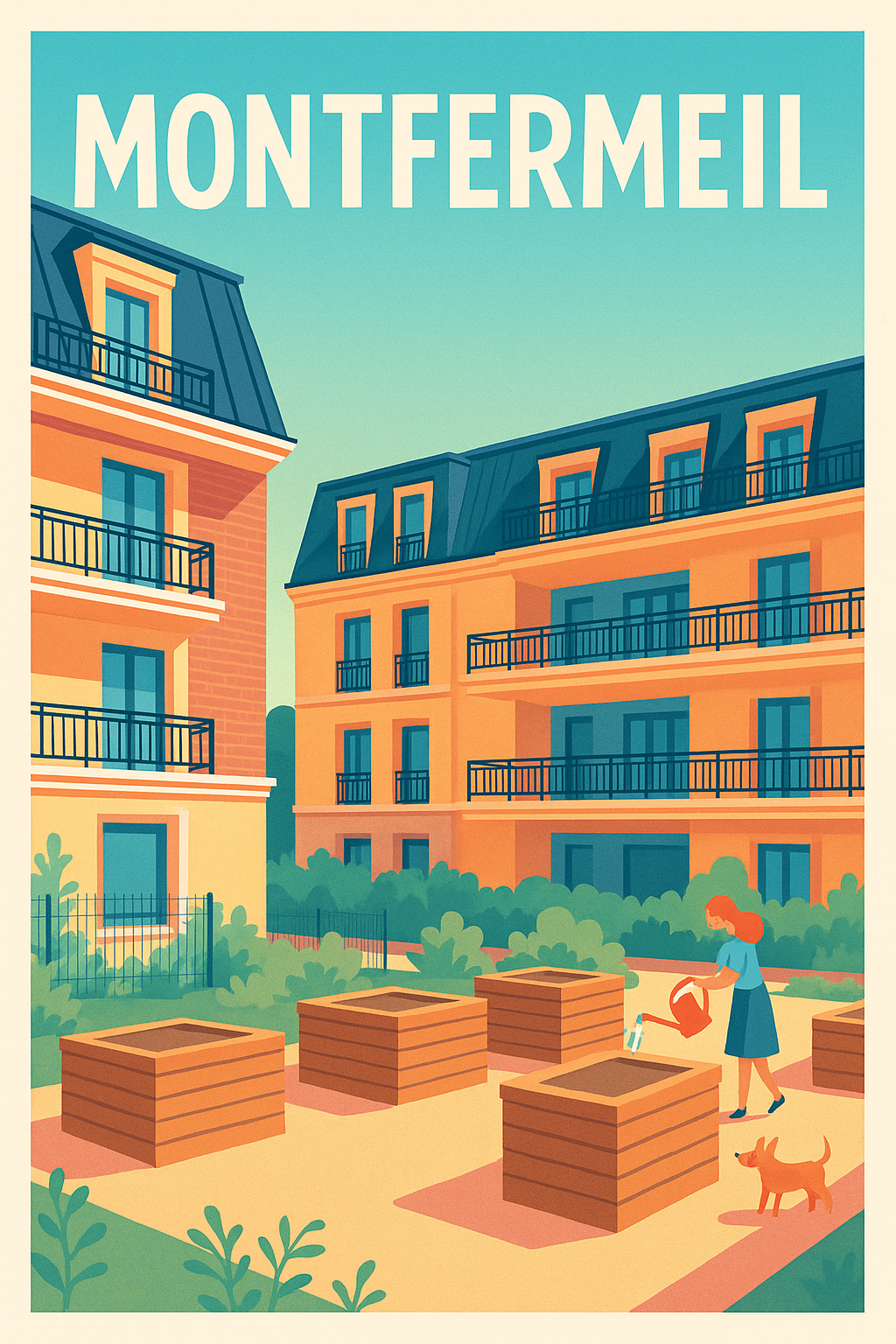 Affiche de Montfermeil - Charme et sérénité urbaine