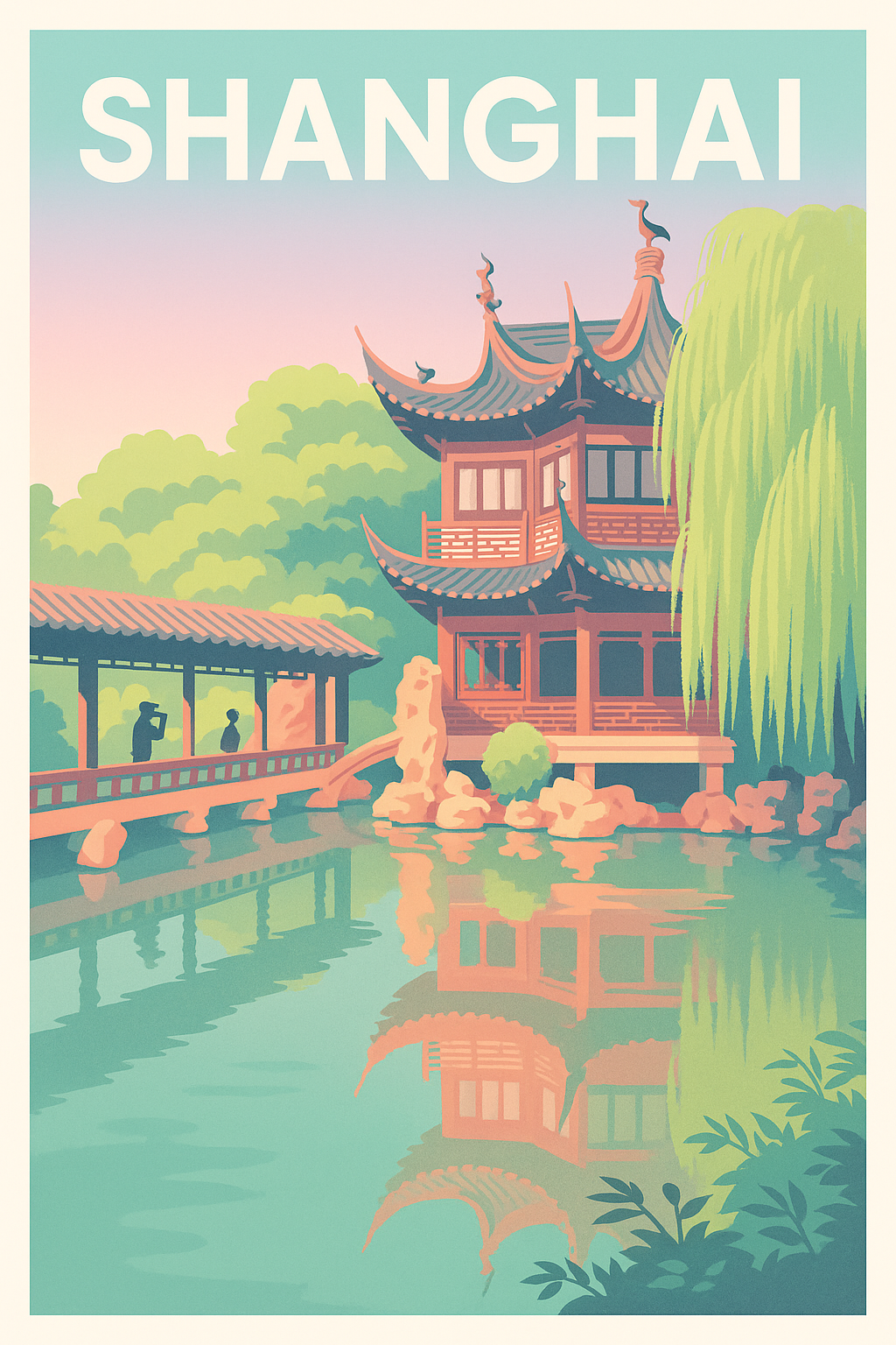 Affiche de Shanghai - Harmonie et Sérénité au Pavillon traditionnel