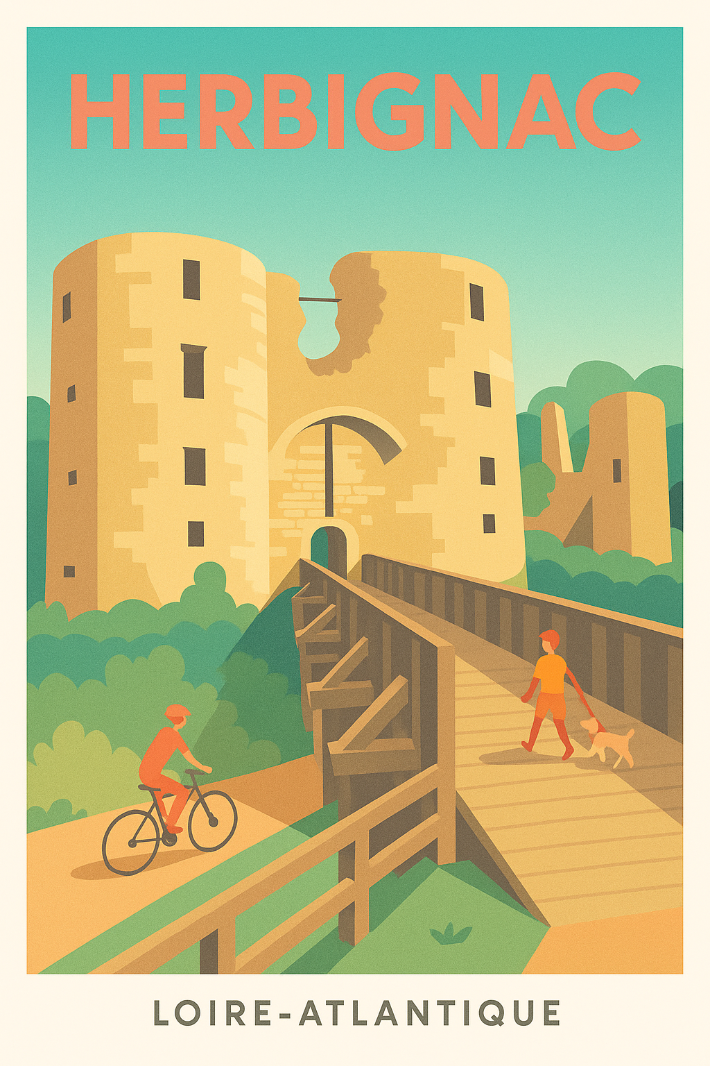 Affiche de Herbignac - Un voyage au cœur de l'histoire et de la nature