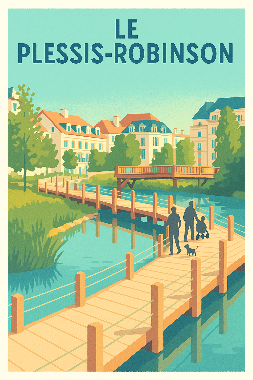 Affiche de Le Plessis-Robinson - Charme bucolique au fil de l'eau