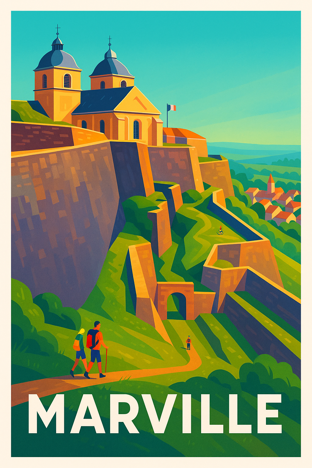 Affiche de Marville - L'évasion nature et histoire en grand format