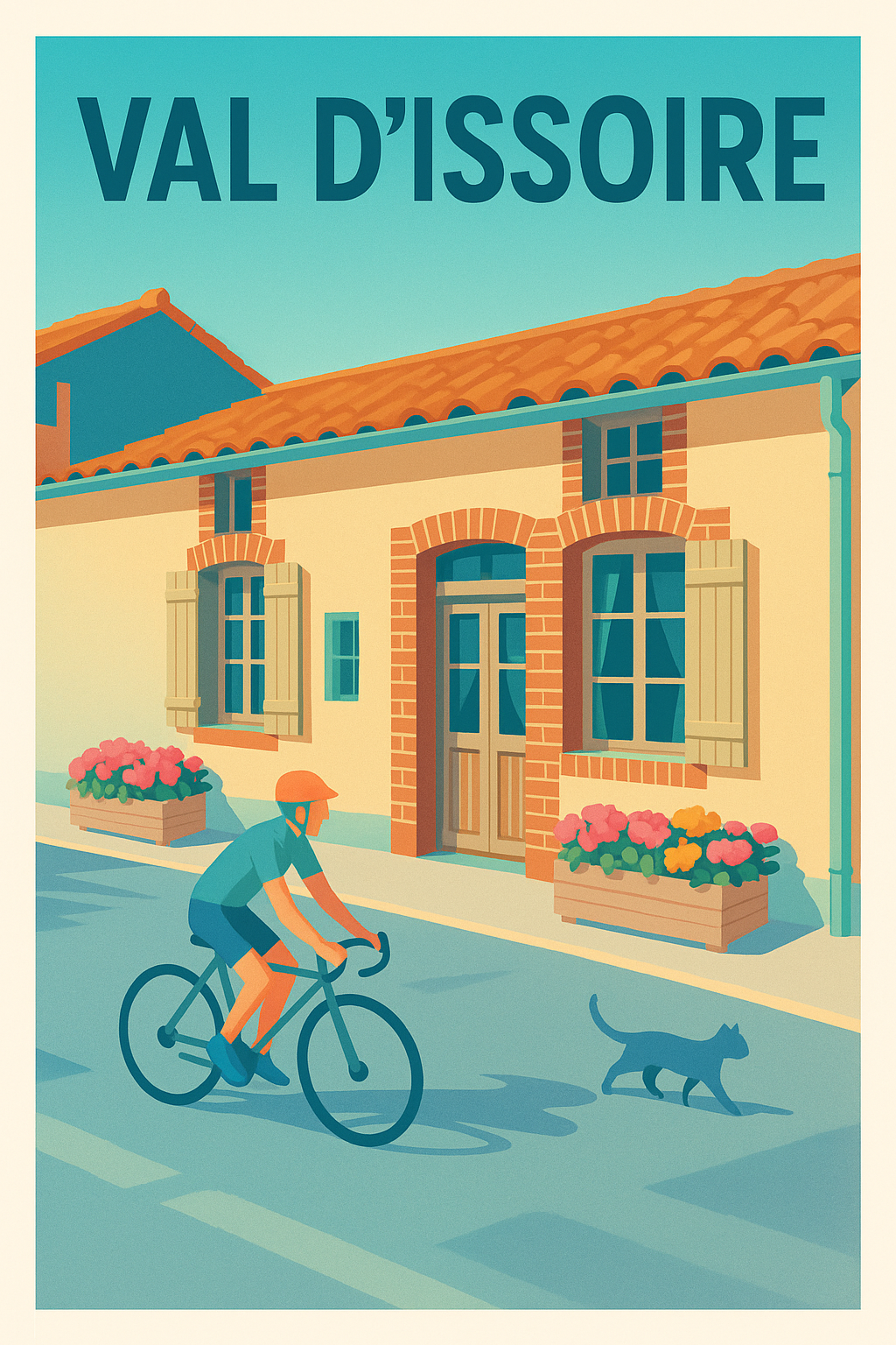 Affiche de Val d'Issoire - Douceur de Vie en Bord de Rue
