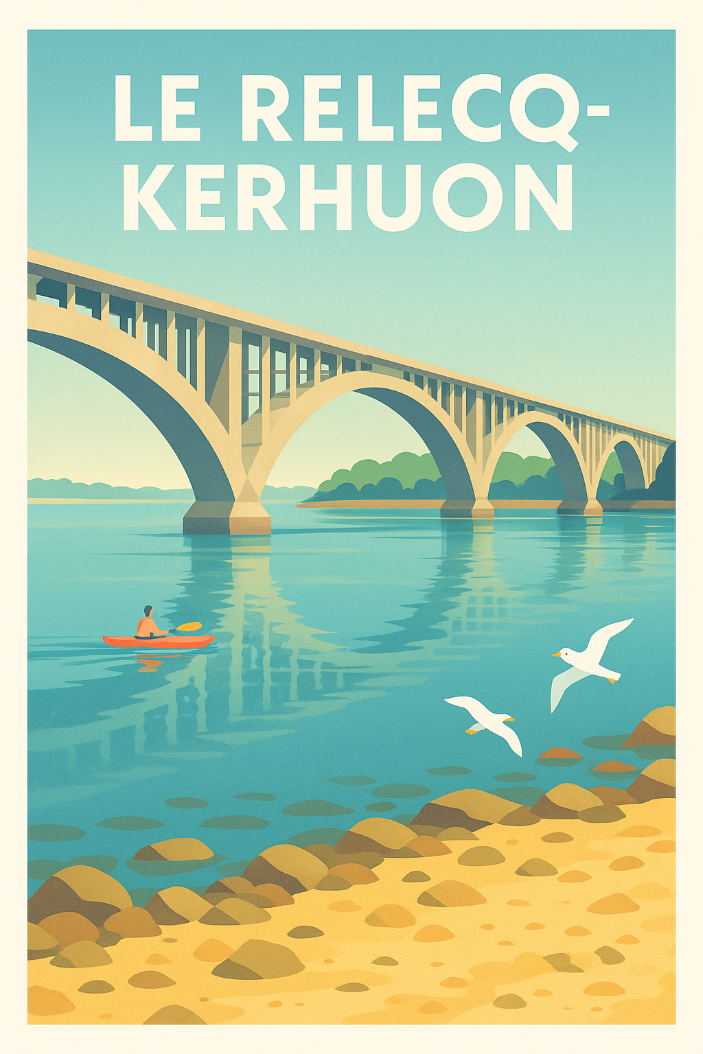 Affiche de Le Relecq-Kerhuon - Escapade paisible au fil de l'eau