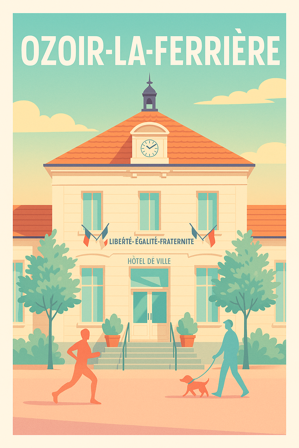 Affiche de Ozoir-la-Ferrière - Charme et quotidien à l'Hôtel de Ville