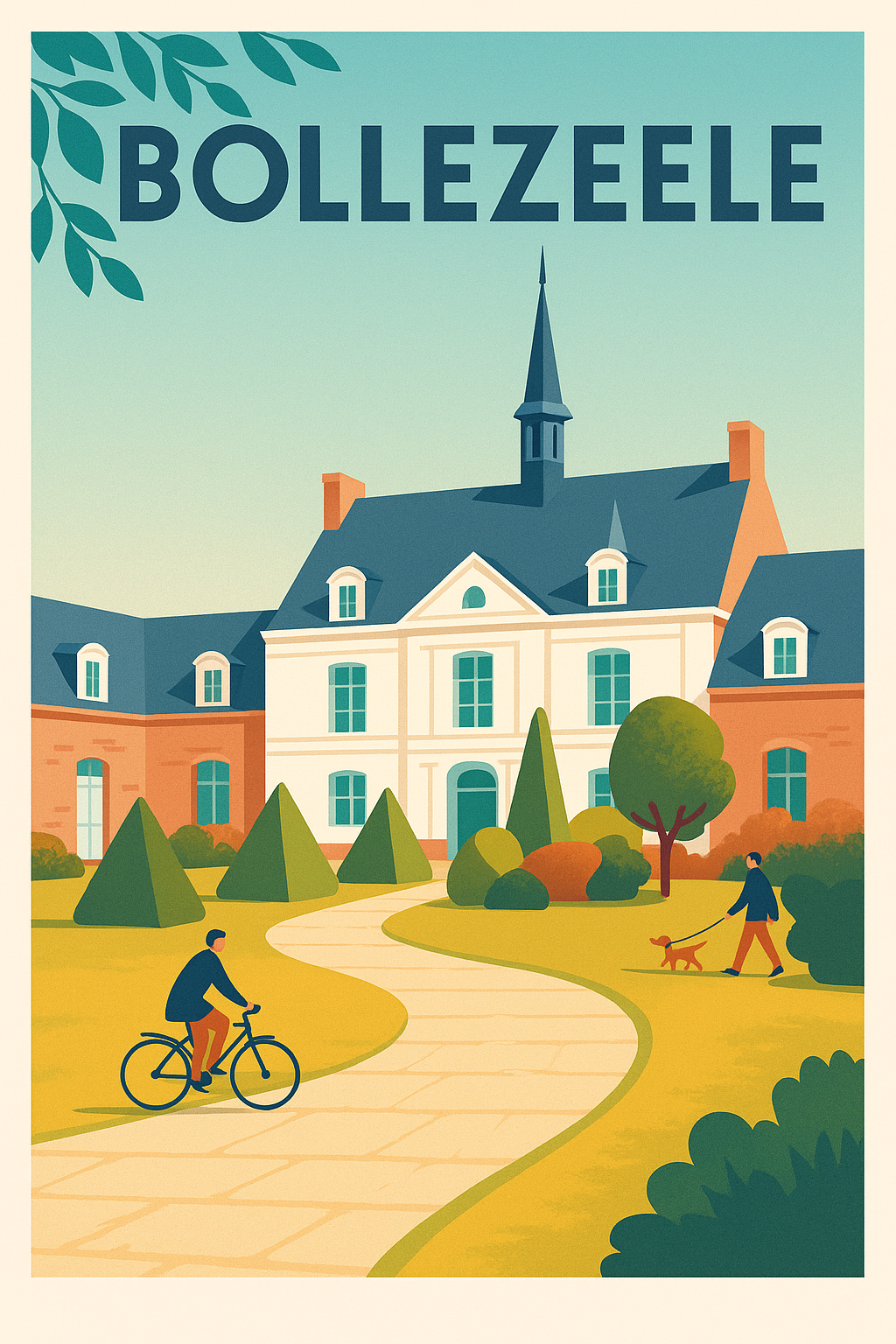 Affiche de Bollezeele - Charme et sérénité du patrimoine local