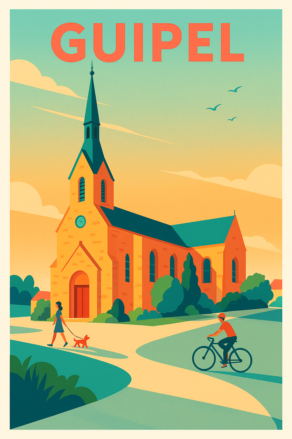 Affiche de Guipel - Charme paisible au cœur du village