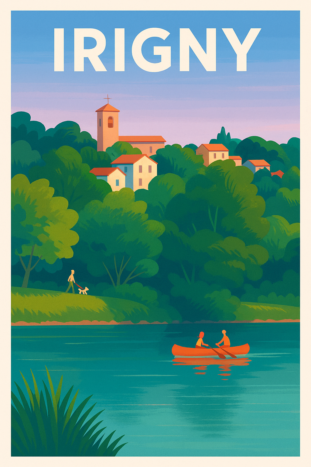 Affiche de Irigy - Tranquillité et nature au bord de l'eau
