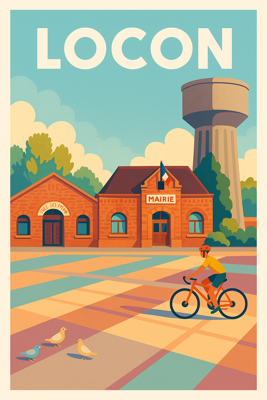 Affiche de Locon - Charme et tranquillité à la mairie
