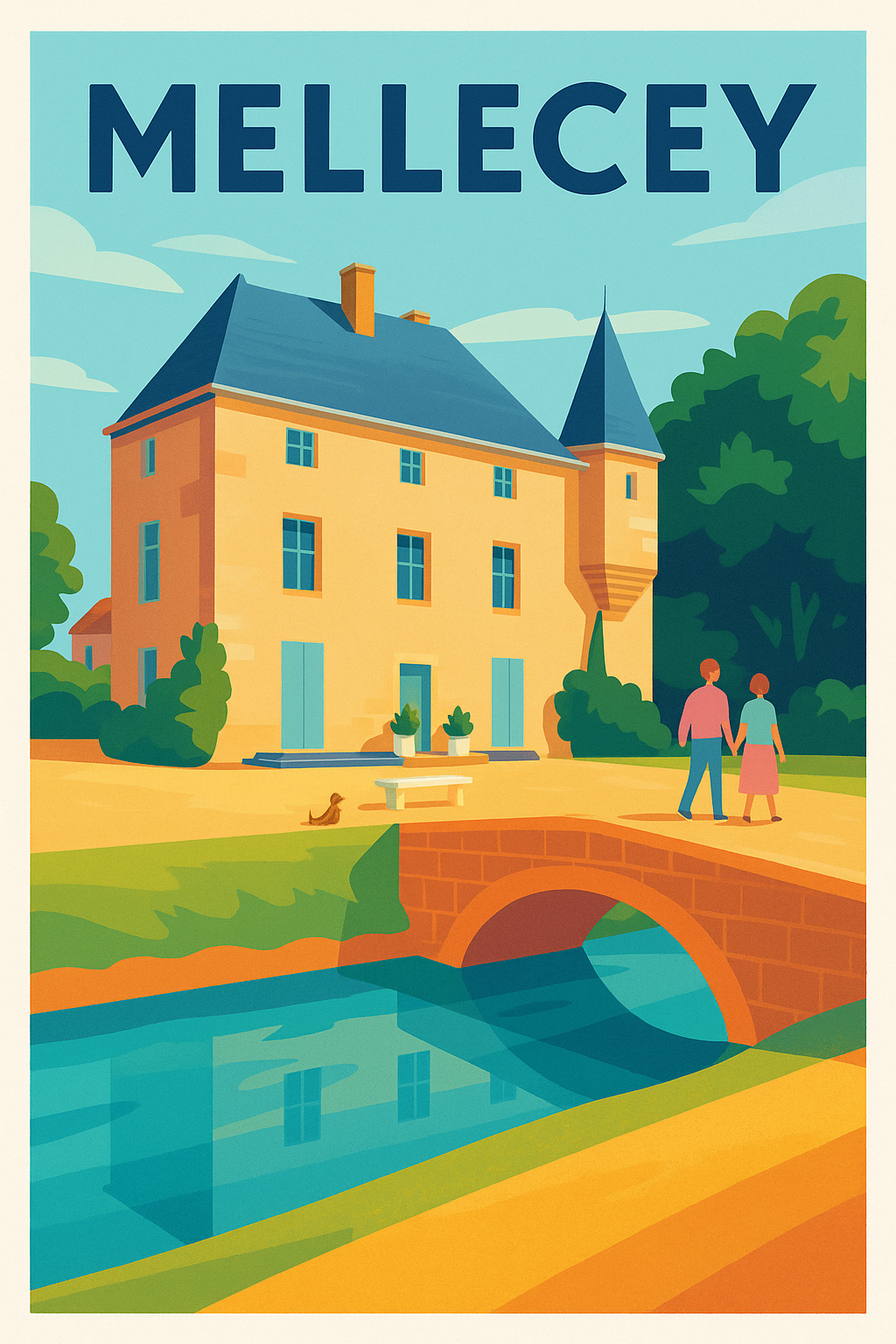Affiche de Mellecey - Charme et Sérénité au Cœur de la Bourgogne