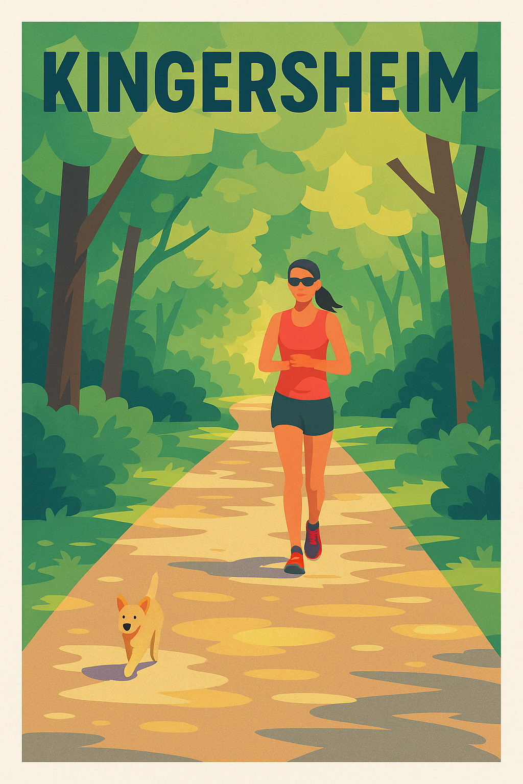 Affiche de Kingersheim - Promenades ressourçantes au cœur de la nature