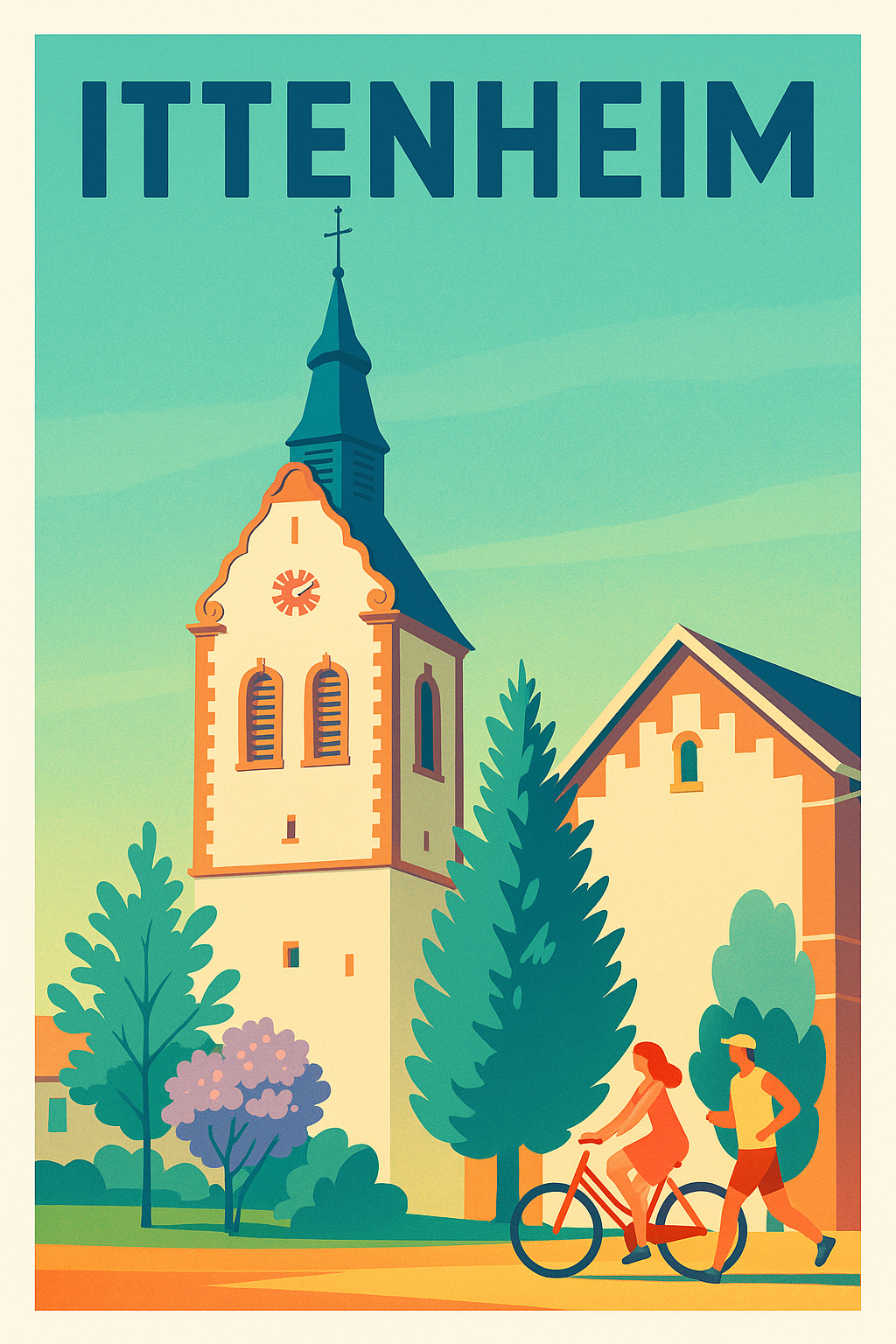 Affiche de Ittenheim - Harmonie et douceur au cœur de la ville