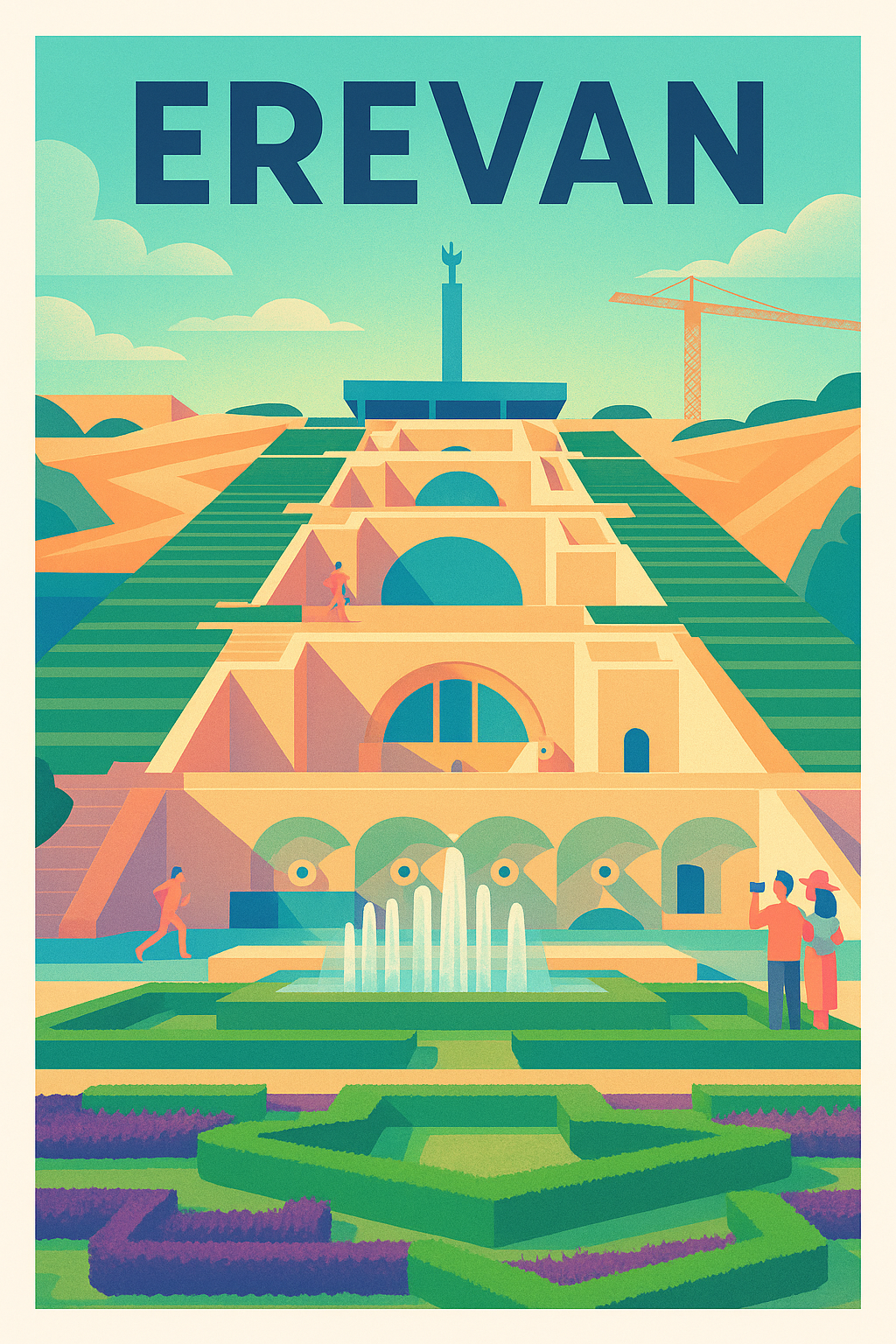 Affiche de Erevan - L'élégance architecturale arménienne