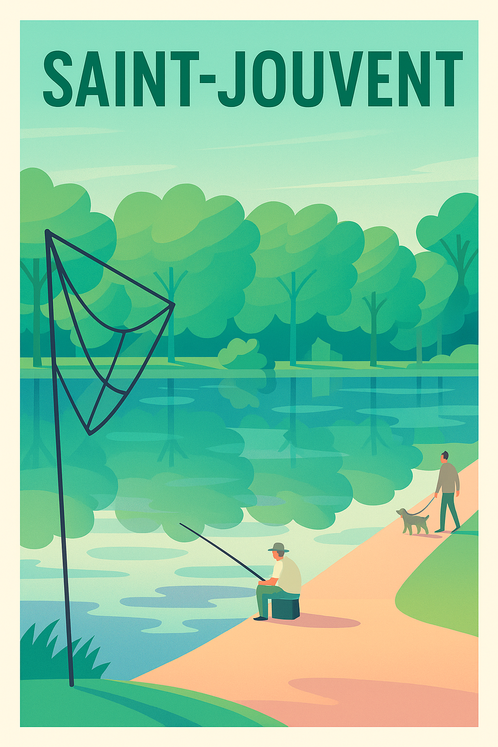 Affiche de Saint-Jouvent - Une pause nature au bord de l'eau