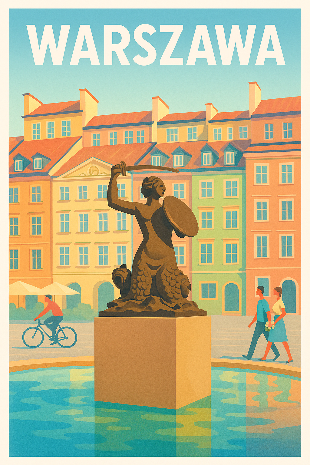 Affiche de Varsovie - L'élégance historique au cœur de la vieille ville