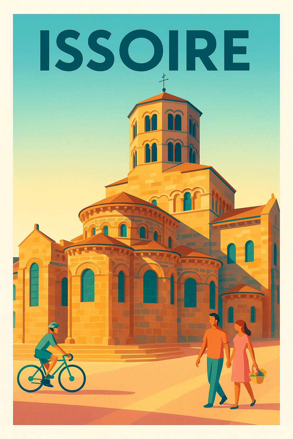 Affiche de Issoire - Charme Roman au Cœur de l'Auvergne